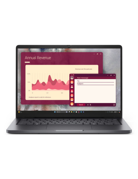 Dell Pro 14 PC14250/C5 120U/8GB/512GB SSD/14.0" FHD+/Integrated/FgrPr/FHD/IR Cam/Mic/WLAN + BT/US Backlit Kb/3 Cell/W11Pro/3yrs 