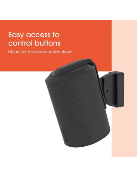 Vogels Wall mount | Speaker Wall Mount for Sonos Era 100 | Tilt, rotate | Maximum weight (capacity) 7 kg | Black