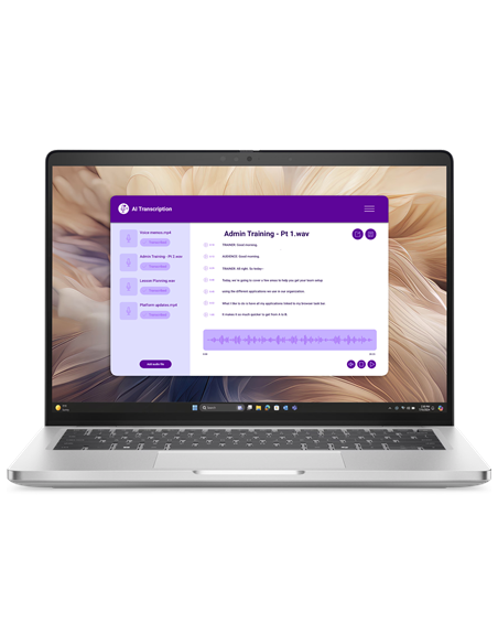 Dell Pro 13 Plus | 13.3 " | Touchscreen | FHD+ | Intel Core Ultra 7 | 266V | 16 GB | LPDDR5x | Solid-state drive capacity 512 G