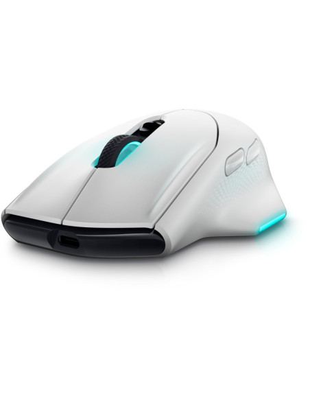 Dell | Gaming Mouse | AW620M | Wired/Wireless | Alienware Wireless Gaming Mouse | Lunar Light