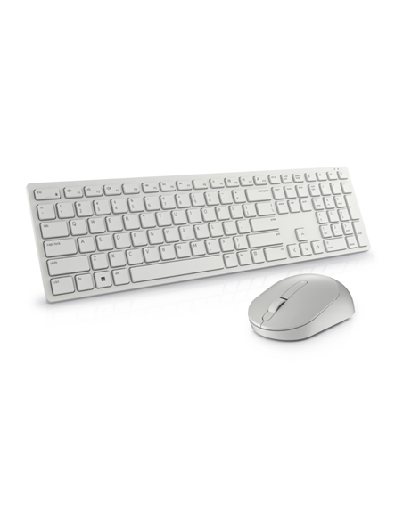 Dell | Keyboard and Mouse | KM5221W Pro | Keyboard and Mouse Set | Wireless | Mouse included | Russian | White