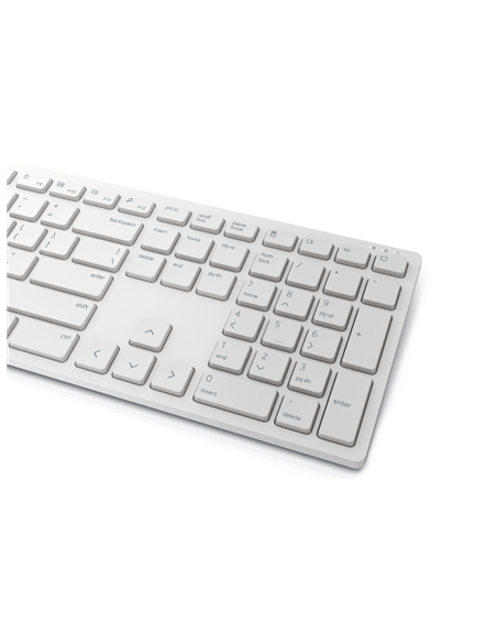 Dell | Keyboard and Mouse | KM5221W Pro | Keyboard and Mouse Set | Wireless | Mouse included | Russian | White