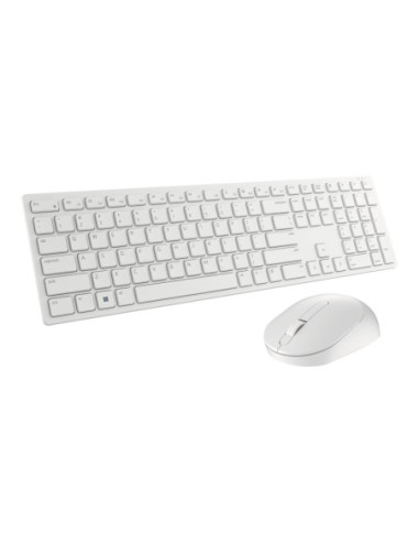 Dell | Keyboard and Mouse | KM5221W Pro | Keyboard and Mouse Set | Wireless | Mouse included | Russian | White | 2.4 GHz