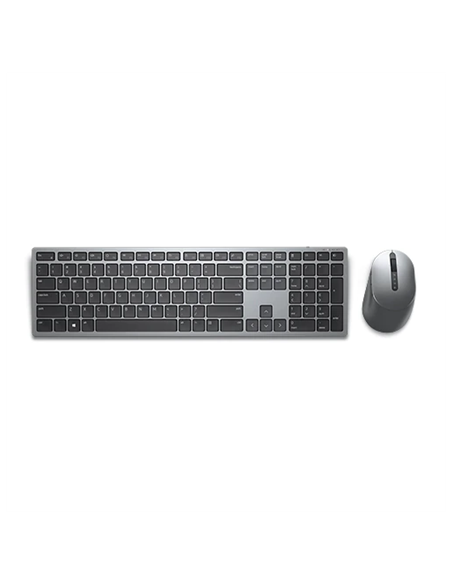 Dell | Pro Plus KM7321W | Keyboard and Mouse Set | Wireless | Mouse included | Lithuanian | Titan Gray | 2.4 GHz, Bluetooth