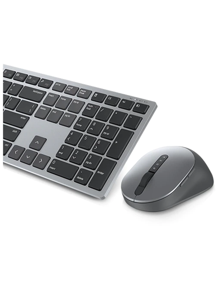 Dell | Pro Plus KM7321W | Keyboard and Mouse Set | Wireless | Mouse included | Lithuanian | Titan Gray | 2.4 GHz, Bluetooth