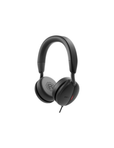 Dell | Pro Wired On-Ear Headset | WH5024 | Built-in microphone | USB Type-A | ANC | Black