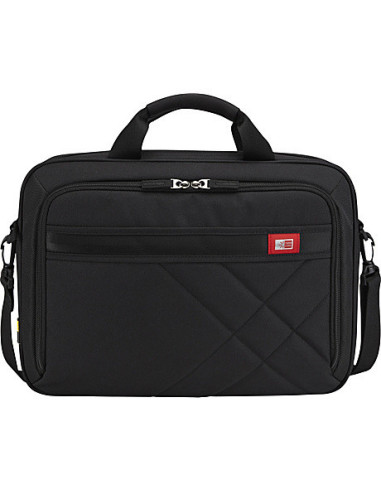 Case Logic | DLC115 | Fits up to size 15 " | Messenger - Briefcase | Black | Shoulder strap