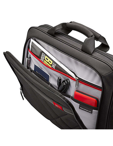 Case Logic | DLC115 | Fits up to size 15 " | Messenger - Briefcase | Black | Shoulder strap