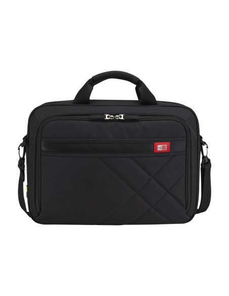 Case Logic | DLC115 | Fits up to size 15 " | Messenger - Briefcase | Black | Shoulder strap