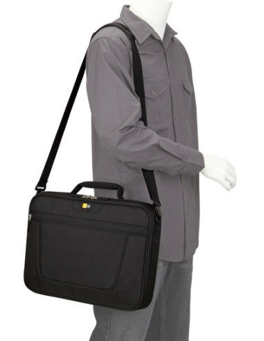 Case Logic | VNCI215 | Fits up to size 15.6 " | Messenger - Briefcase | Black | Shoulder strap