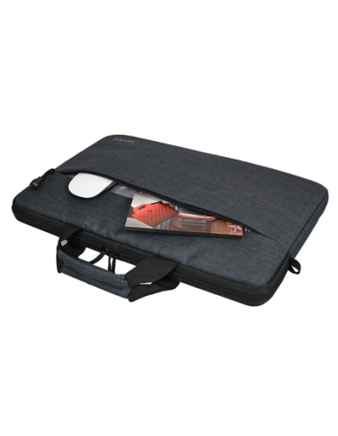 PORT DESIGNS | Belize | Fits up to size 15.6 " | Messenger - Briefcase | Shoulder strap | Black