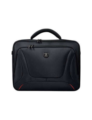 PORT DESIGNS | Courchevel | Fits up to size 15.6 " | Messenger - Briefcase | Black | Shoulder strap