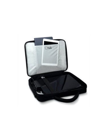 PORT DESIGNS | Courchevel | Fits up to size 15.6 " | Messenger - Briefcase | Black | Shoulder strap