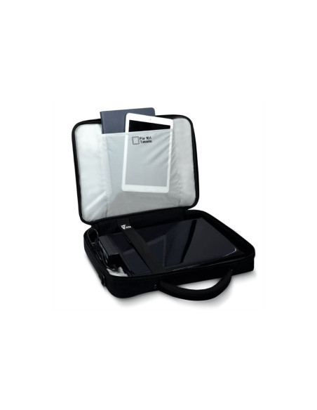 PORT DESIGNS | Courchevel | Fits up to size 15.6 " | Messenger - Briefcase | Black | Shoulder strap