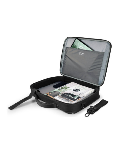 PORT DESIGNS | Courchevel | Fits up to size 15.6 " | Messenger - Briefcase | Black | Shoulder strap