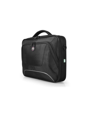 PORT DESIGNS | Courchevel | Fits up to size 15.6 " | Messenger - Briefcase | Black | Shoulder strap