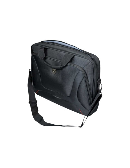 PORT DESIGNS | Courchevel | Fits up to size 15.6 " | Messenger - Briefcase | Black | Shoulder strap