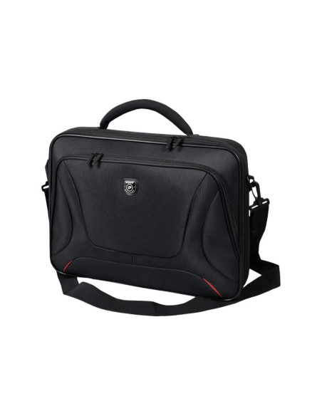 PORT DESIGNS | Courchevel | Fits up to size 17.3 " | Messenger - Briefcase | Black | Shoulder strap
