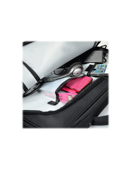 PORT DESIGNS | Courchevel | Fits up to size 17.3 " | Messenger - Briefcase | Black | Shoulder strap