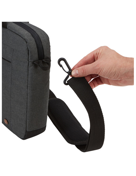 Case Logic | Era Attach | Fits up to size 14 " | Messenger - Briefcase | Obsidian | Shoulder strap