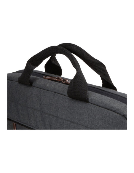 Case Logic | Era Attach | Fits up to size 14 " | Messenger - Briefcase | Obsidian | Shoulder strap