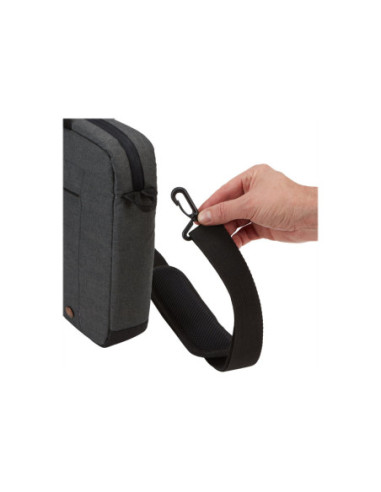 Case Logic | Era Attach | Fits up to size 14 " | Messenger - Briefcase | Obsidian | Shoulder strap