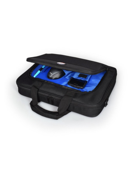 PORT DESIGNS | 105064 | HANOI II CLAMSHELL | Fits up to size 15.6 " | Messenger - Briefcase | Black | Shoulder strap