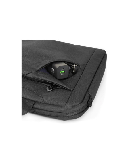 PORT DESIGNS | S13 Sydney ECO Case | Fits up to size 13/14 " | Top Loading | Shoulder strap | Black