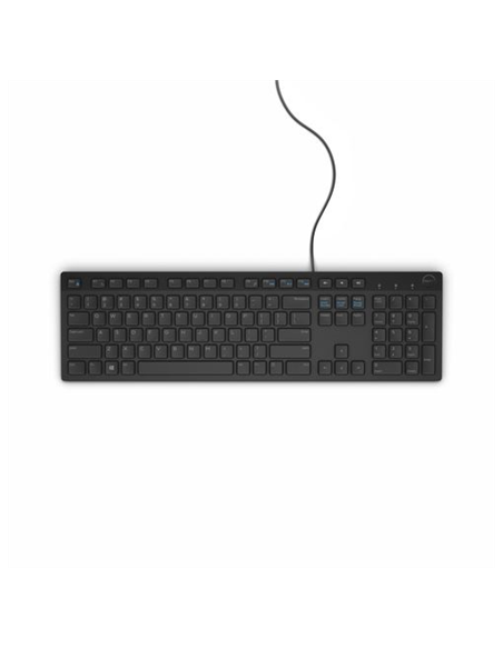 Dell | KB216 | Standard | Wired | EE | Quietkey | Black