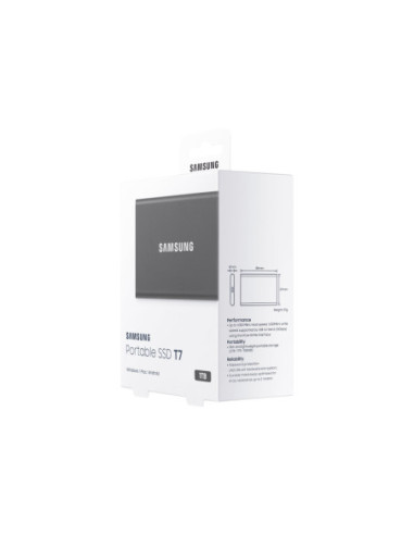 Portable SSD | T7 | 1000 GB | USB 3.2 | Silver