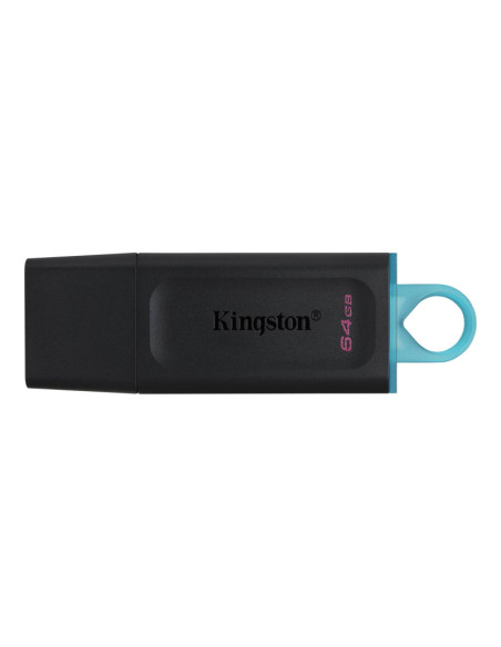 Kingston | USB Flash Drive | DataTraveler Exodia | 64 GB | USB 3.2 Gen 1 | Black/Blue