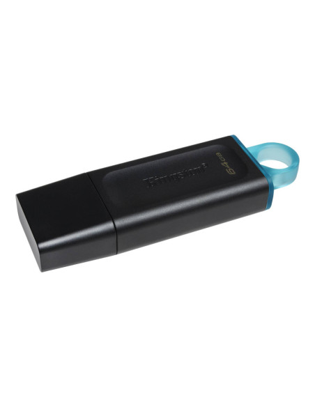 Kingston | USB Flash Drive | DataTraveler Exodia | 64 GB | USB 3.2 Gen 1 | Black/Blue