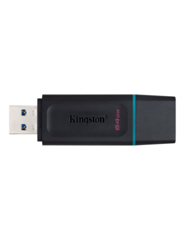 Kingston | USB Flash Drive | DataTraveler Exodia | 64 GB | USB 3.2 Gen 1 | Black/Blue