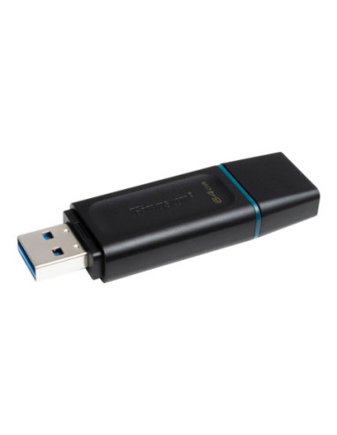 Kingston | USB Flash Drive | DataTraveler Exodia | 64 GB | USB 3.2 Gen 1 | Black/Blue