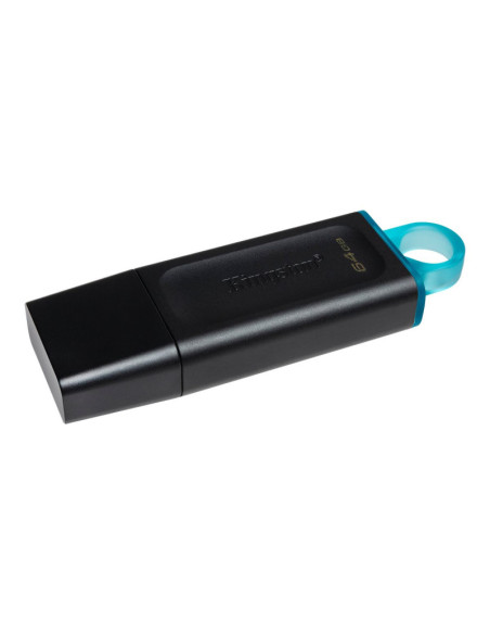 Kingston | USB Flash Drive | DataTraveler Exodia | 64 GB | USB Type-A | Black/Blue