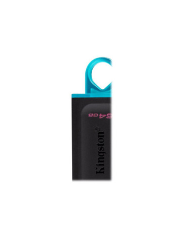 Kingston | DataTraveler Exodia USB Flash Drive | 64 GB | USB 3.2 Gen 1 | Black/Blue