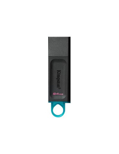Kingston | DataTraveler Exodia USB Flash Drive | 64 GB | USB 3.2 Gen 1 | Black/Blue