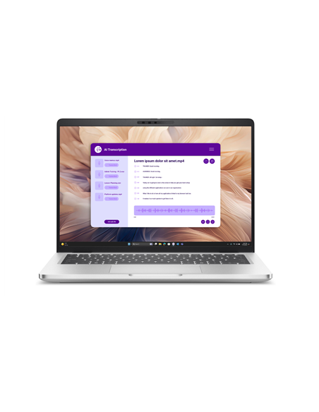 Dell Pro 14 Plus PB14250 | 14 " | FHD+ | Anti-glare | Intel Core Ultra 7 | 266V | 16 GB | LPDDR5x | Solid-state drive capacity 