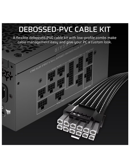 Corsair Fully Modular ATX Power Supply (EU) | RM1000x SHIFT | 1000 W | Black