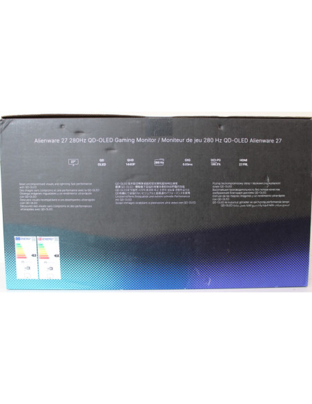 SALE OUT. Dell LCD AW2725D 27" QD-OLED QHD/2560x1440/HDMI,DP,USB-C/Black | Dell | AW2725D | 27 " | QD-OLED | QHD | 16:9 | 280 H