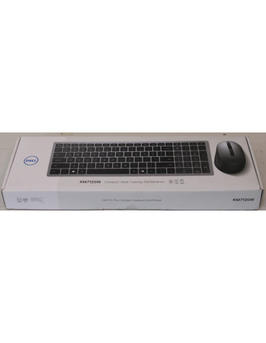 SALE OUT. | Dell | Keyboard and Mouse | KM7120W | Wireless | 2.4 GHz, Bluetooth 5.0 | Batteries included | Bluetooth | Wireless