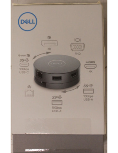 SALE OUT. Dell USB-C Mobile Adapter | Adapter DA310 USB-C | DAMAGED PACKAGING, DEMO