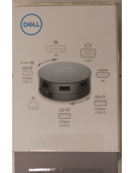 SALE OUT. Dell USB-C Mobile Adapter | Adapter DA310 USB-C | DAMAGED PACKAGING, DEMO
