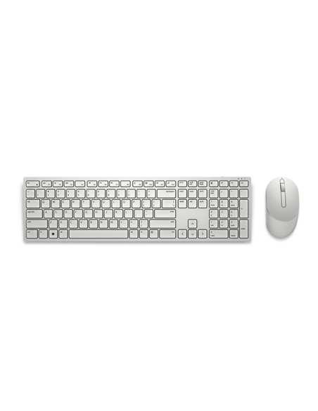Dell | Keyboard and Mouse | KM5221W Pro | Keyboard and Mouse Set | Wireless | Mouse included | Russian | White