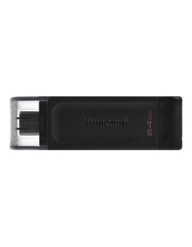 Kingston | DataTraveler 70 | 64 GB | USB Type-C | Black