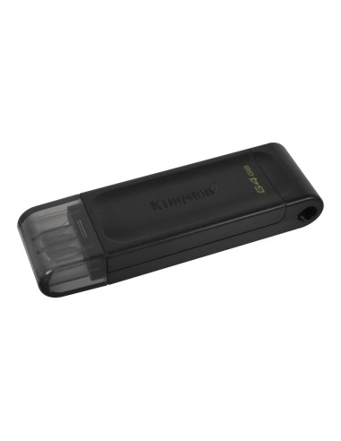Kingston | DataTraveler 70 | 64 GB | USB Type-C | Black