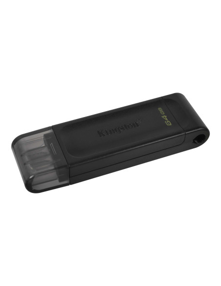 Kingston | DataTraveler 70 | 64 GB | USB Type-C | Black
