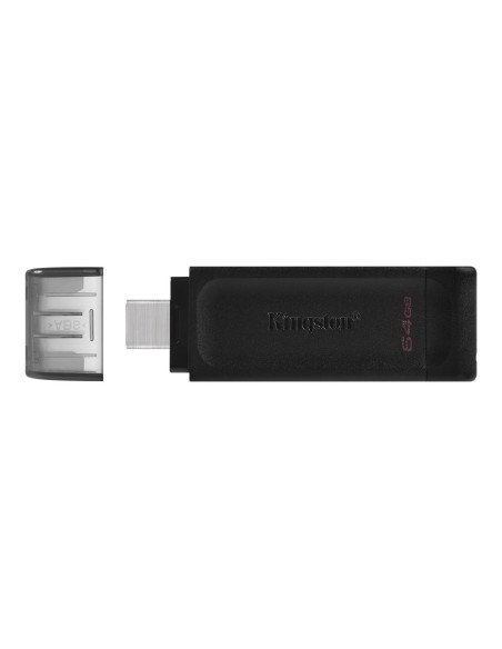 Kingston | DataTraveler 70 | 64 GB | USB Type-C | Black