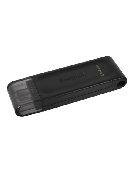 Kingston | DataTraveler 70 | 64 GB | USB Type-C | Black