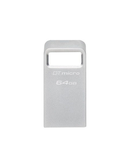 Kingston | USB 3.2 Flash Drive | DataTraveler micro | 64 GB | USB Type-A | Silver